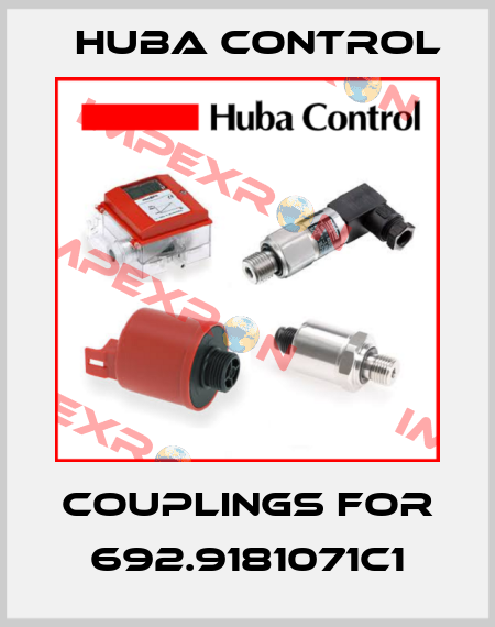 Couplings for 692.9181071C1 Huba Control