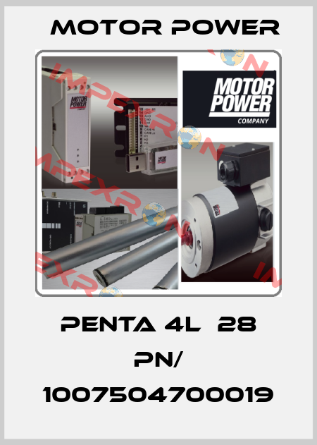 PENTA 4L  28 PN/ 1007504700019 Motor Power