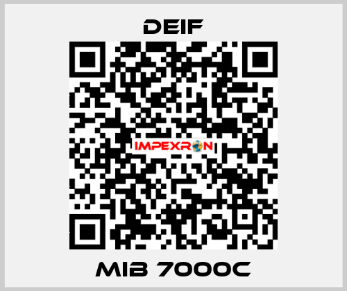 MIB 7000C Deif