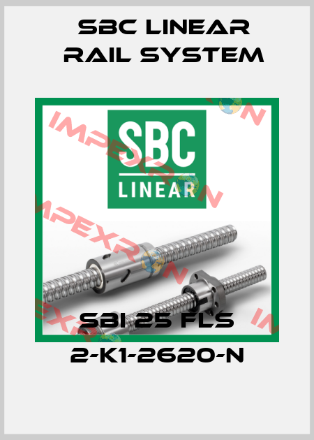 SBI 25 FLS 2-K1-2620-N SBC Linear Rail System