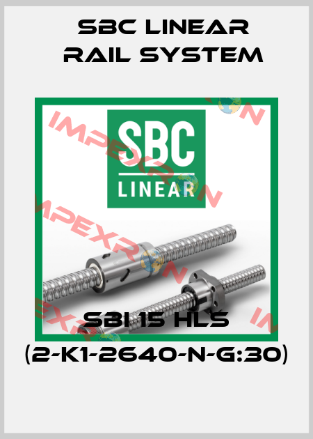 SBI 15 HLS (2-K1-2640-N-G:30) SBC Linear Rail System