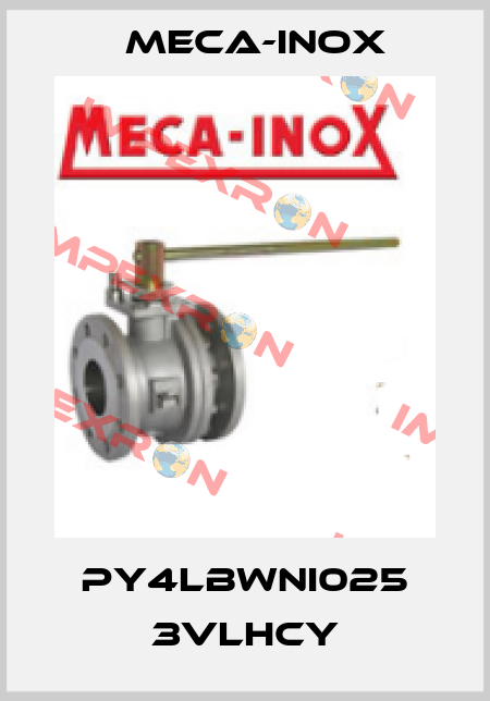 PY4LBWNI025 3VLHCY Meca-Inox