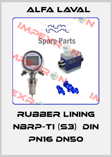 Rubber Lining NBRP-TI (S3)  DIN PN16 DN50 Alfa Laval