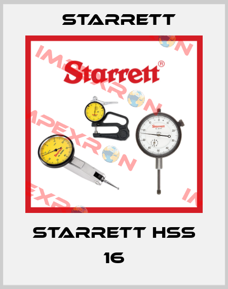 Starrett HSS 16 Starrett