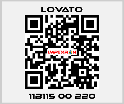 11B115 00 220 Lovato