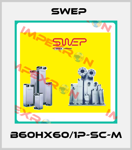 B60Hx60/1P-SC-M Swep