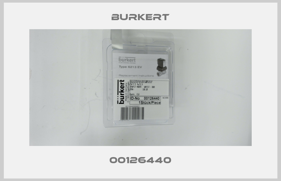 Typ 2 6213  00126440 DN10 NBR DC/UC Burkert