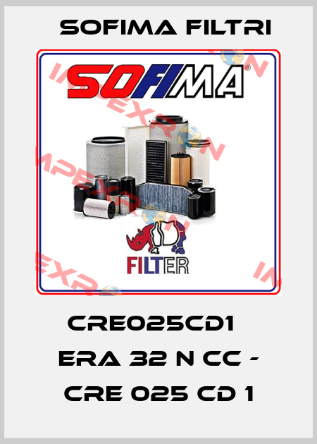 CRE025CD1   ERA 32 N CC - CRE 025 CD 1 Sofima Filtri