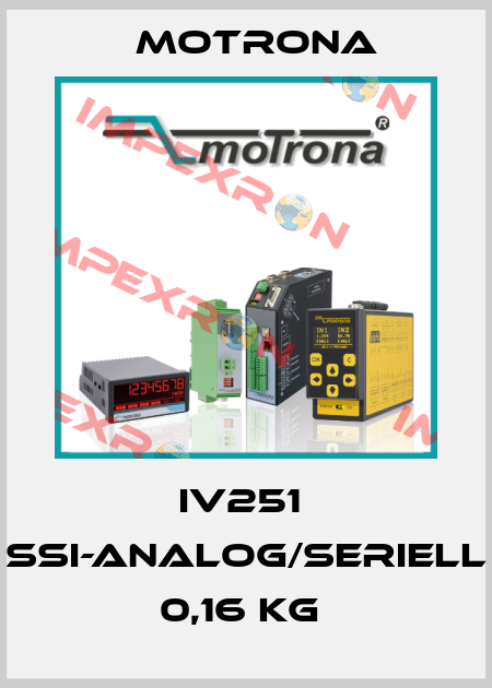 IV251  SSI-Analog/Seriell  0,16 Kg  Motrona