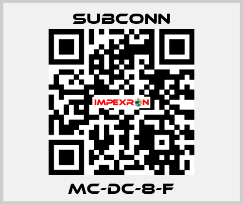 MC-DC-8-F SubConn
