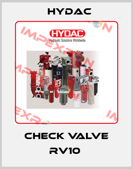 Check Valve RV10  Hydac