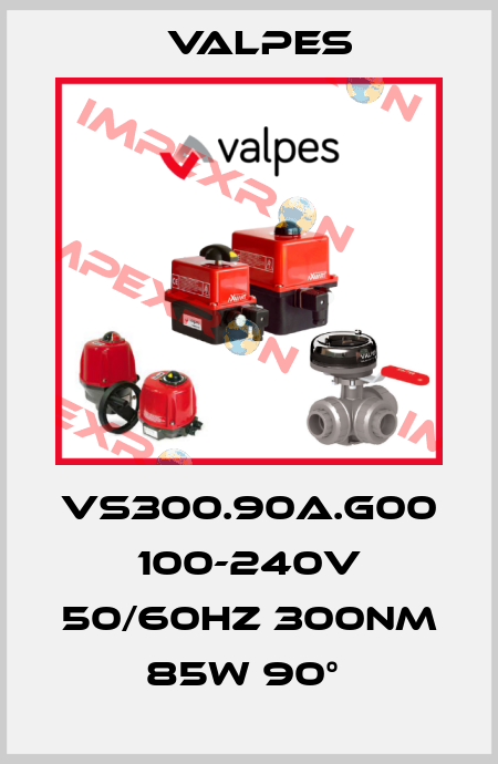 VS300.90A.G00   100-240V 50/60Hz 300Nm 85W 90°  Valpes