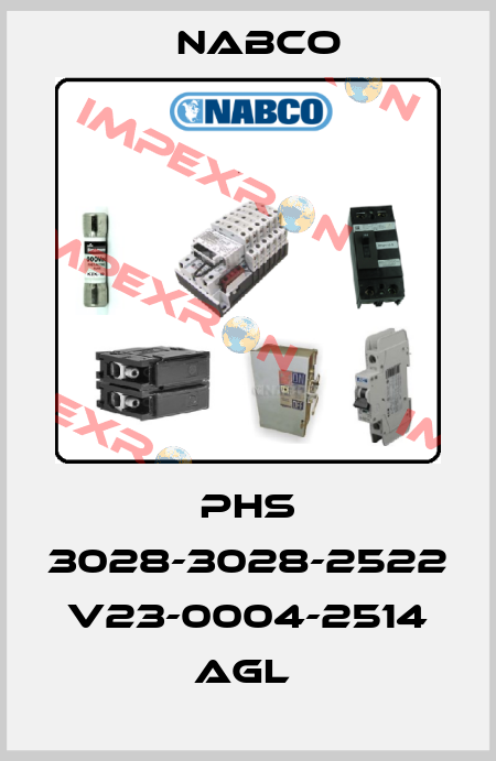 PHS 3028-3028-2522  V23-0004-2514 AGL  Nabco