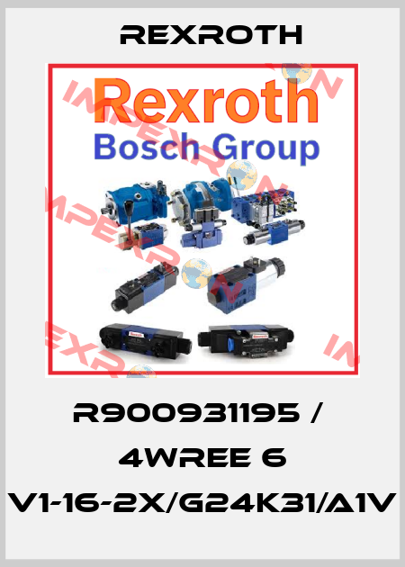 R900931195 /  4WREE 6 V1-16-2X/G24K31/A1V Rexroth
