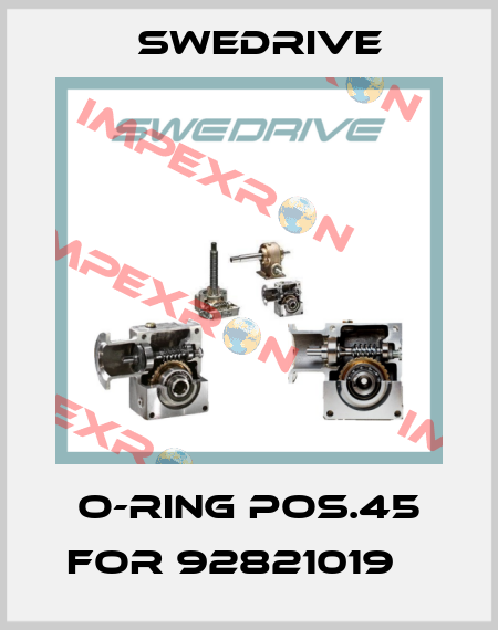 O-ring pos.45 for 92821019    Swedrive