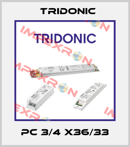 PC 3/4 x36/33 Tridonic