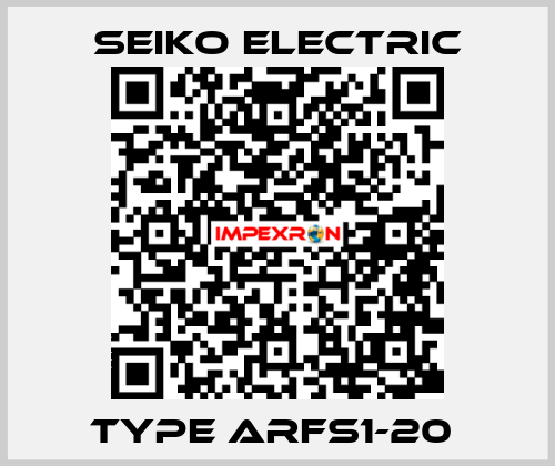 Type ARFS1-20  Seiko Electric