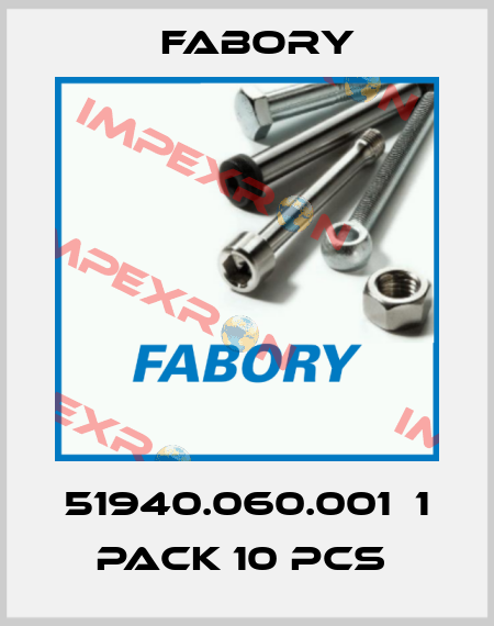 51940.060.001  1 pack 10 pcs  Fabory
