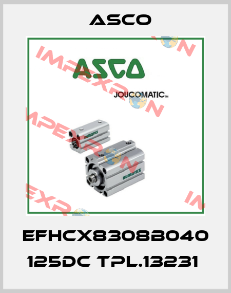 EFHCX8308B040 125DC TPL.13231  Asco