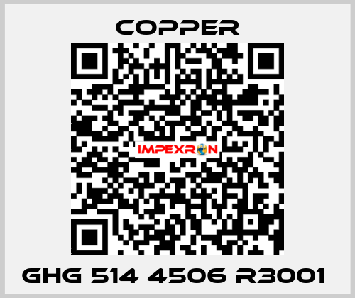 GHG 514 4506 R3001  Copper