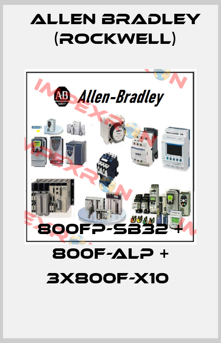 800FP-SB32 + 800F-ALP + 3x800F-X10  Allen Bradley (Rockwell)