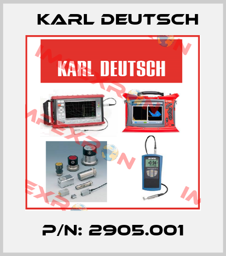 P/N: 2905.001 Karl Deutsch