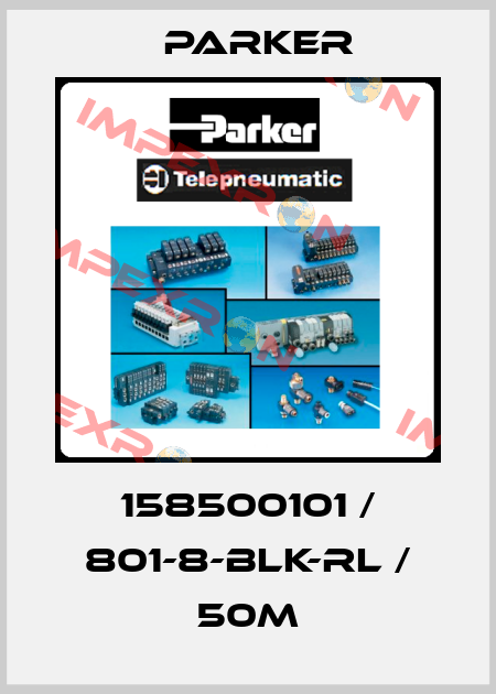 158500101 / 801-8-BLK-RL / 50m Parker