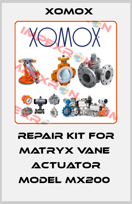 REPAIR KIT FOR MATRYX VANE  ACTUATOR MODEL MX200  Xomox