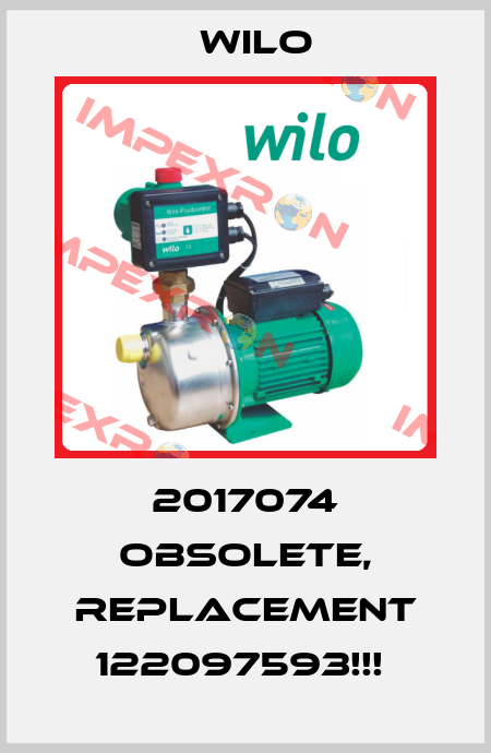 2017074 OBSOLETE, REPLACEMENT 122097593!!!  Wilo
