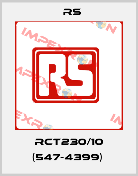 RCT230/10 (547-4399)  RS