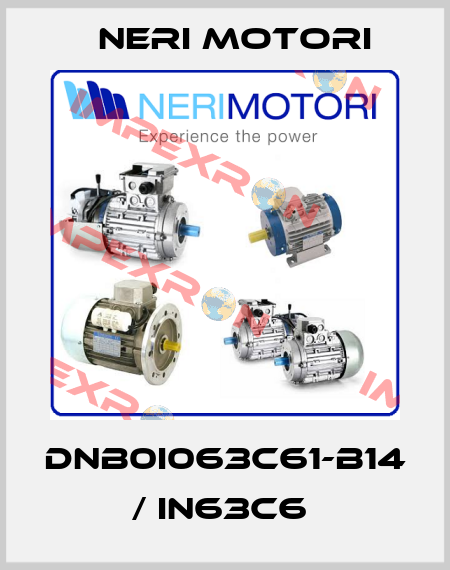 DNB0I063C61-B14 / IN63C6  Neri Motori