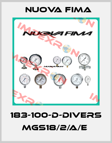 183-100-D-DIVERS MGS18/2/A/E  Nuova Fima