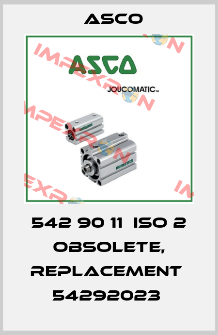 542 90 11  ISO 2 obsolete, replacement  54292023  Asco