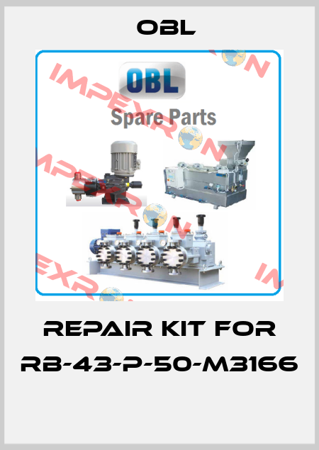 Repair kit for RB-43-P-50-M3166  Obl