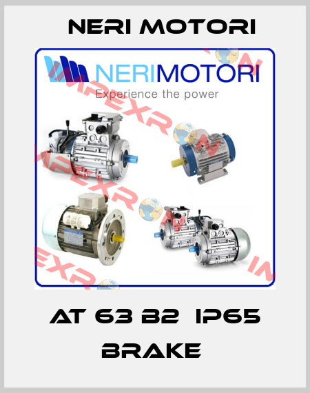 AT 63 B2  IP65 BRAKE  Neri Motori