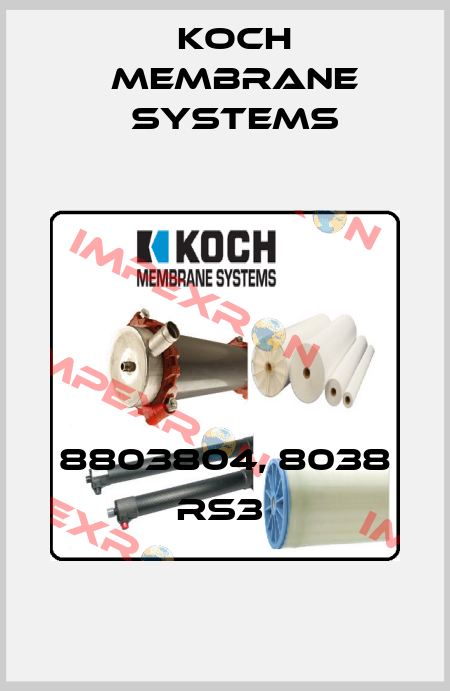 8803804, 8038 RS3  Koch Membrane Systems