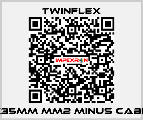 2x35mm mm2 MINUS cable  Twinflex