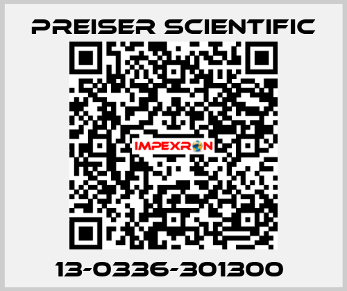 13-0336-301300  Preiser Scientific