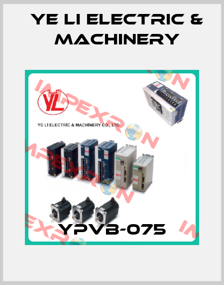 YPVB-075 Ye Li Electric & Machinery