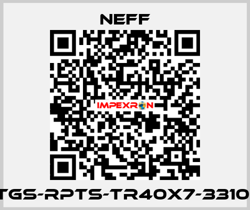 TGS-RPTS-TR40X7-3310  Neff