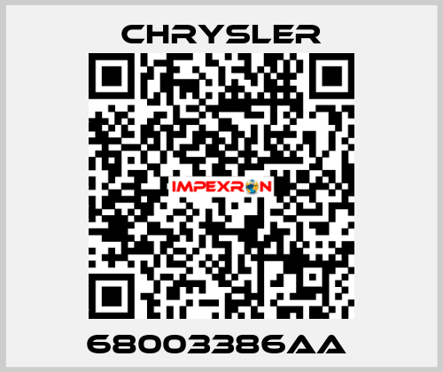 68003386AA  Chrysler