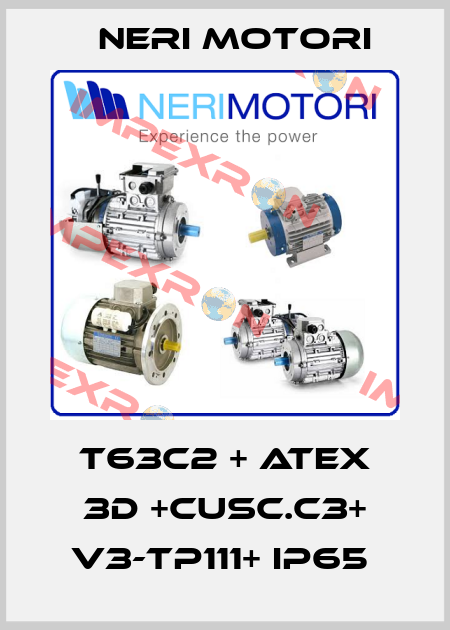 T63C2 + ATEX 3D +CUSC.C3+ V3-TP111+ IP65  Neri Motori