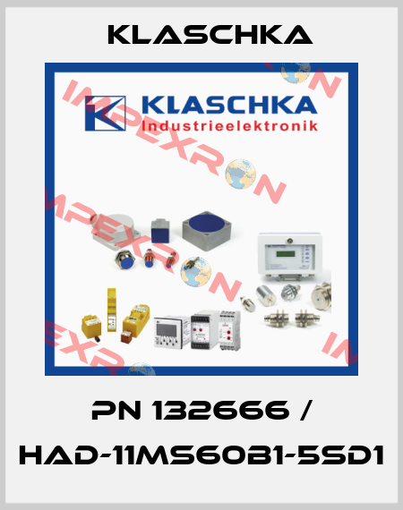 PN 132666 / HAD-11ms60b1-5Sd1 Klaschka