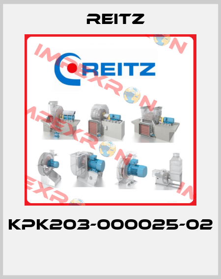 KPK203-000025-02  Reitz