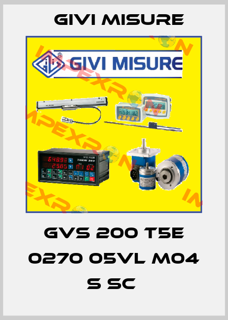 GVS 200 T5E 0270 05VL M04 S SC  Givi Misure