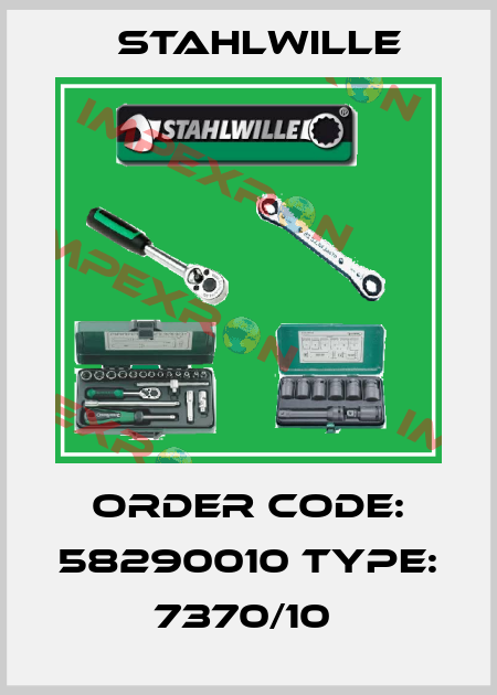 Order code: 58290010 Type: 7370/10  Stahlwille