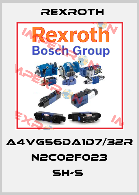 A4VG56DA1D7/32R  N2C02F023 SH-S  Rexroth