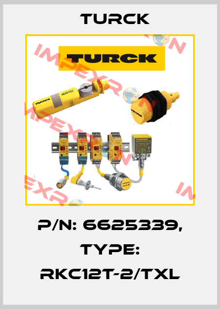 p/n: 6625339, Type: RKC12T-2/TXL Turck