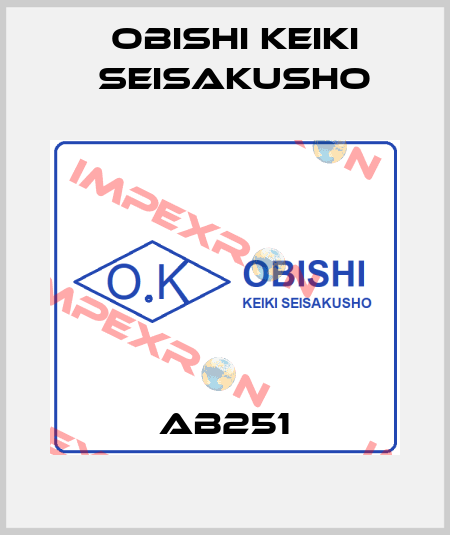 AB251 Obishi Keiki Seisakusho