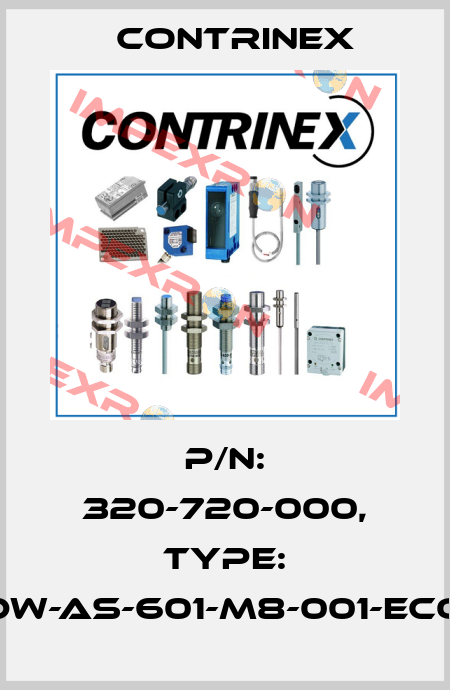 p/n: 320-720-000, Type: DW-AS-601-M8-001-ECO Contrinex